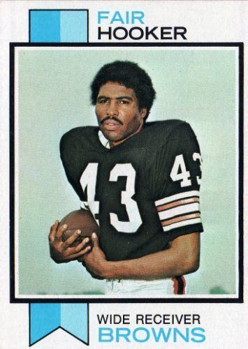 Fair Hooker CLEVELAND BROWNS Fair Hooker 429 TOPPS 1973 NFL American Football