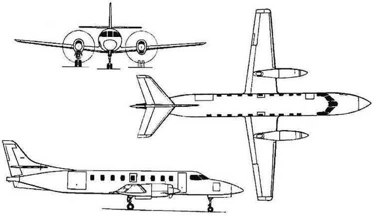 Fairchild C-26 Metroliner C26 MetroFAIRCHILD 1 SW4 L2T L