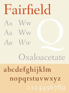 Fairfield (typeface) httpsuploadwikimediaorgwikipediacommonsthu