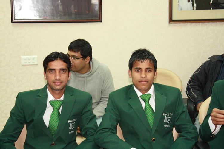 Faisal Iqbal (footballer) M Tauseef WAPDA and Faisal Iqbal NBP Majid ur Rehman in