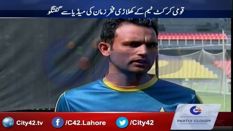 Fakhar Zaman (cricketer) National cricket player Fakhar Zaman media talk YouTube