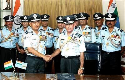Fali Homi Major F H Major takes over as new Air Force chief Rediffcom