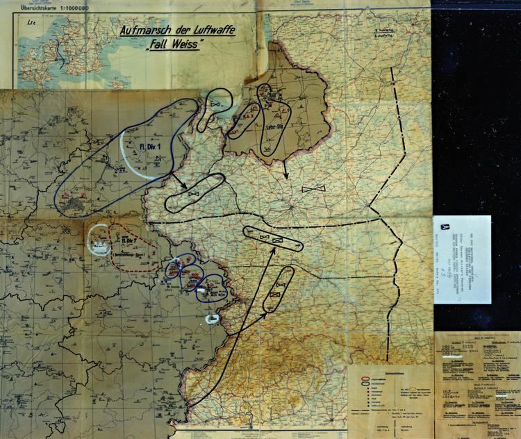 Fall Weiss (1939) Miscellaneous Situation MapsAssorted MapsLuftwaffe Plans for Fall