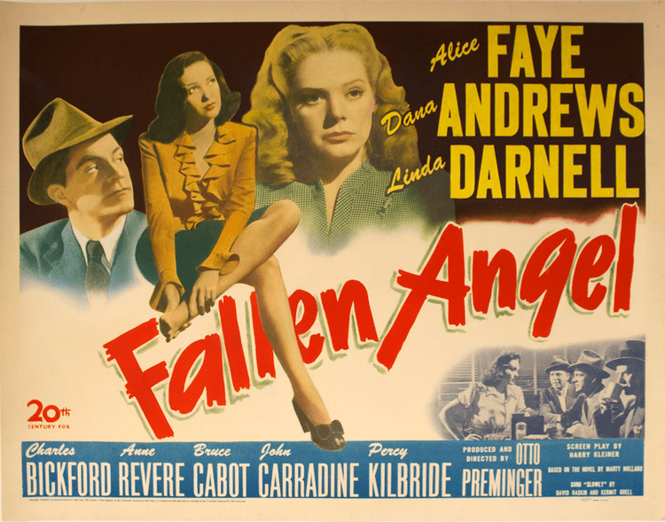 Fallen Angel (1945 film) Fallen Angel Original Half Sheet Poster