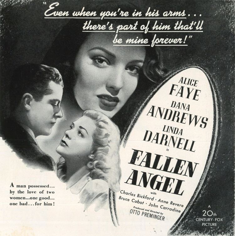 Fallen Angel (1945 film) Greenbriar Picture Shows Cruel Cruel Love From Fox