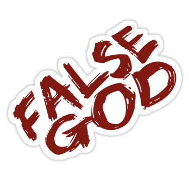 False god false god bvsquot Stickers by Gitta J Redbubble