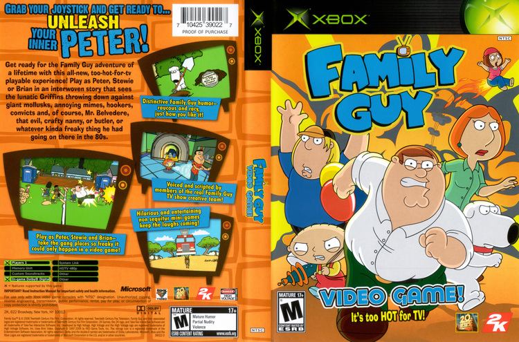 Family Guy Video Game! wwwtheisozonecomimagescoverxbox171jpg