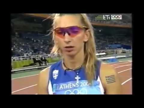 Fani Chalkia Olympic Games Athens 2004Fani Halkia Golden medal 400m