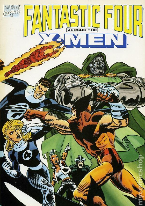 Fantastic Four vs. the X-Men Fantastic Four vs XMen TPB 1990 Marvel comic books