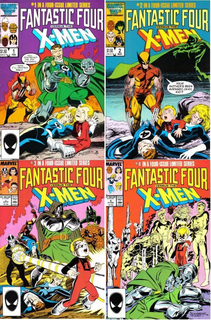 Fantastic Four vs. the X-Men Fantastic Four vs Xmen 14 set for sale at comicsforsalecom