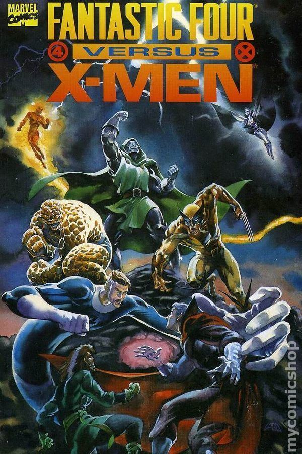 Fantastic Four vs. the X-Men Fantastic Four vs XMen TPB 1990 Marvel comic books
