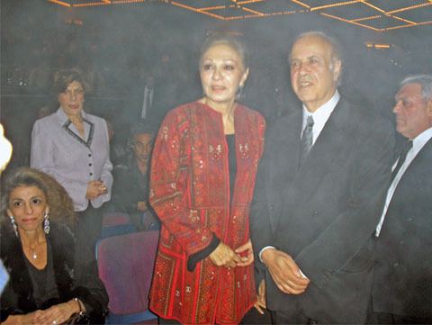 Princess Farahnaz, Shahbanou Farah and Dr. Shahrokh Ahkami
who organized the meeting between the Royal Family and Googoosh