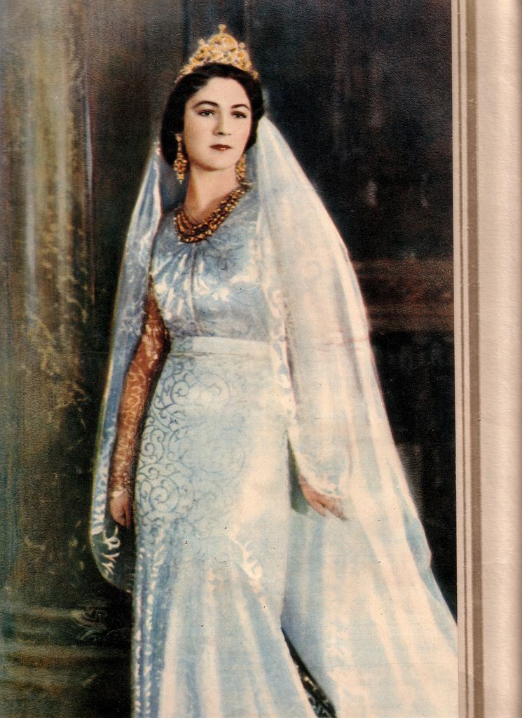 Farida of Egypt Official Wedding Photo of HM Queen Farida Flickr
