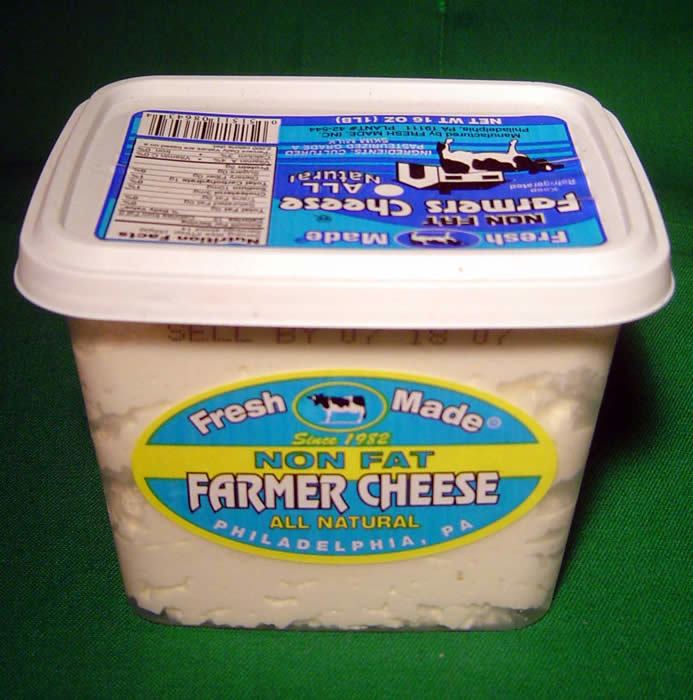 Farmer cheese wwwlowsaltlowfatcomimagesfarmercheesejpg