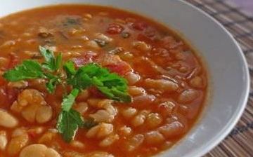 Fasolada Traditional Greek bean soup recipe Fasolada My Greek Dish