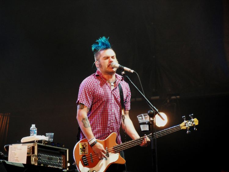 Fat Mike Rebellious Noise Fat Mike of NOFX punches and kicks fan