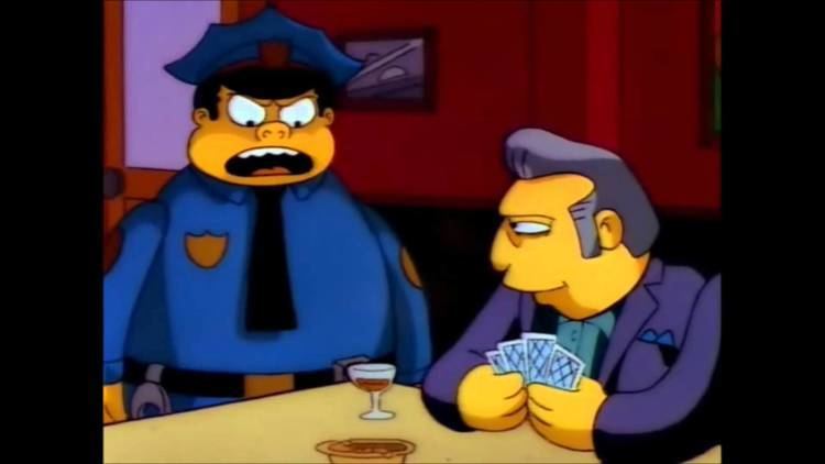Fat Tony (The Simpsons) The Simpsons Fat Tony and Chief Wiggum YouTube