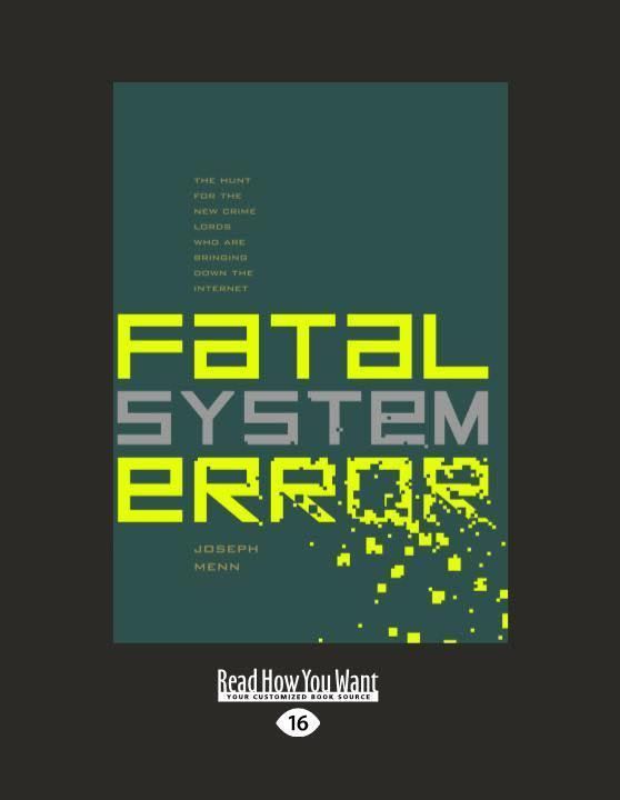 Fatal System Error (book) t1gstaticcomimagesqtbnANd9GcRZSWTGvjGJBYjU2A