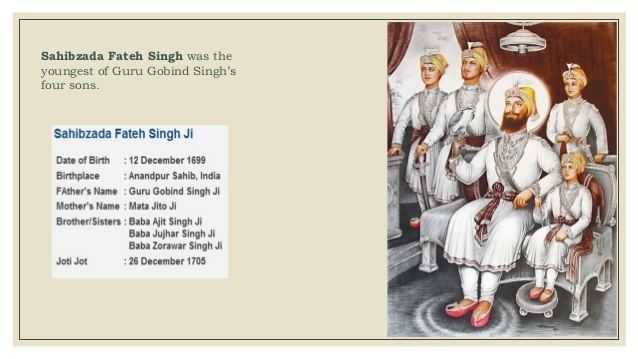 Fateh Singh (Sikhism) 12 dec sahibjada fateh singh ji