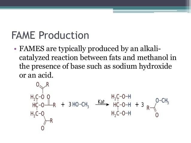 Fatty acid methyl ester Fatty acid Methyl Ester Analysis FAMEs