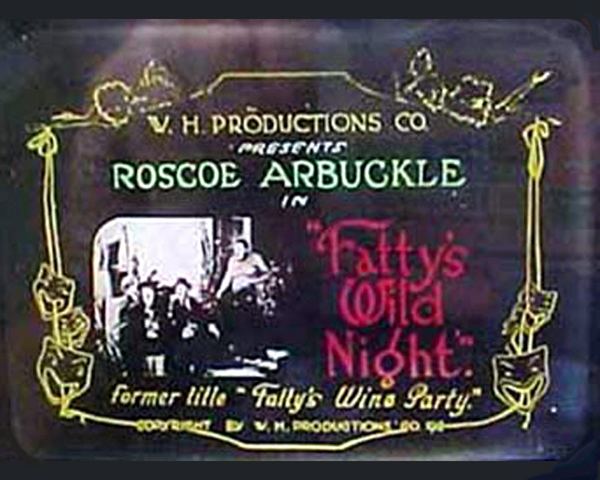 Fatty's Wine Party 1914 FATTYS WINE PARTY Looking for Mabel Normand