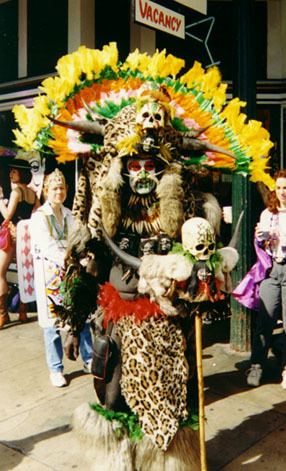 Faubourg Marigny Mardi Gras costumes