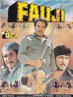Fauji (1995 film) movie poster