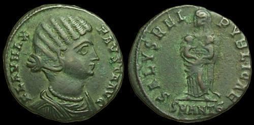 Fausta Fausta Roman Imperial Coins reference at WildWindscom