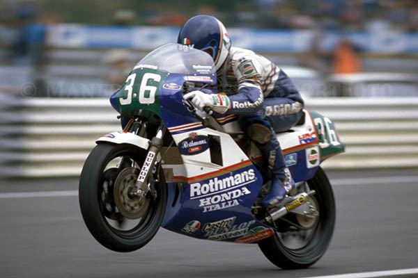 Fausto Ricci Fausto Ricci GP Belgium SpaFrancorchamps 1985 Honda 250 MotoGP