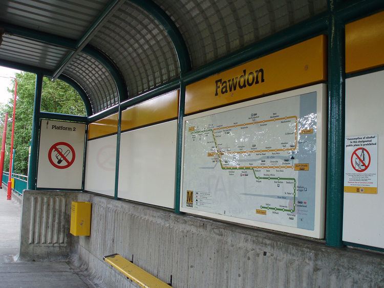 Fawdon Metro station