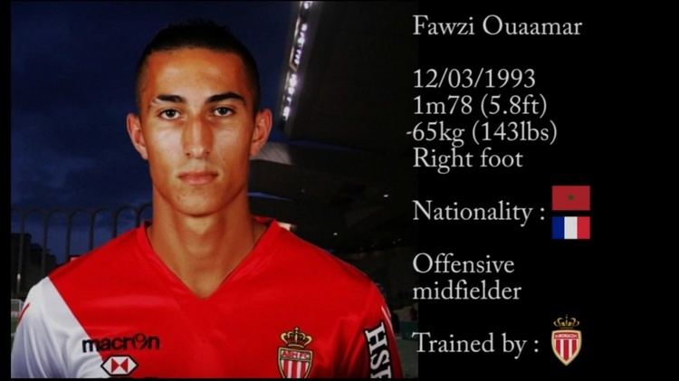 Fawzi Ouaamar Fawzi Ouaamar joueur de Monaco Association Sportive Mongasque