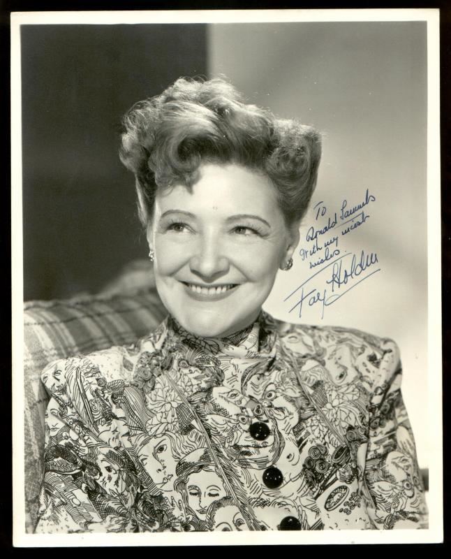 Fay Holden Clickautographs autographs Fay Holden
