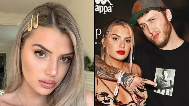 On the left is Alissa Violet looking fierce with her blonde hair down while on the right is Faze Banks with his arm around Alissa Violet