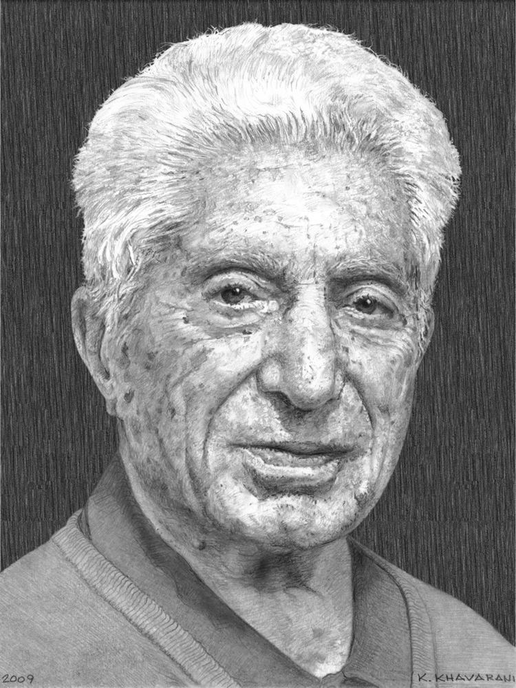 Fazlollah Reza Portrait by Kamran Khavarani Professor Fazlollah Reza