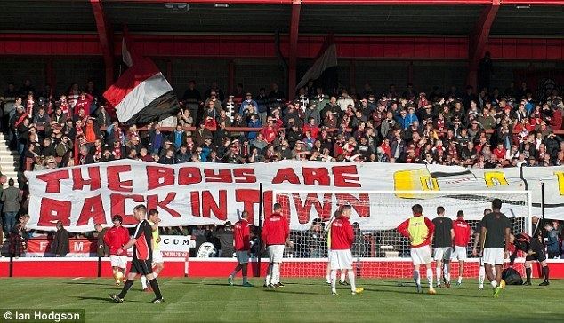 F.C. United of Manchester FC United of Manchester 01 Benfica B Diogo Goncalves scores winner