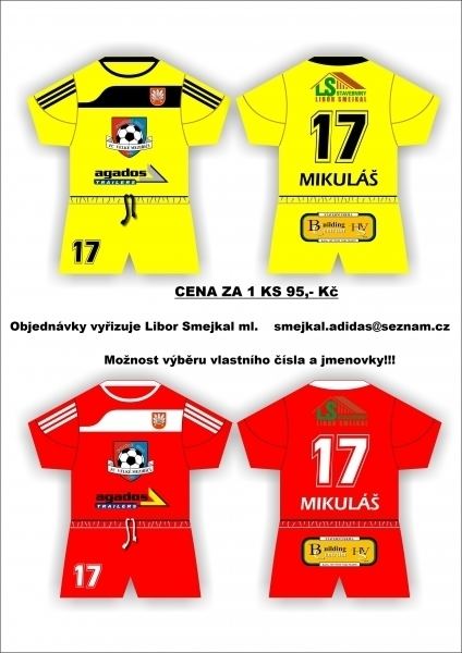 FC Velké Meziříčí Objednvky mini dres FC Velk Mezi fcvmcz