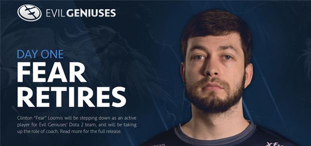 Fear (Dota player) After almost 5 years on the Dota 2 roster Fear retires to coach Evil