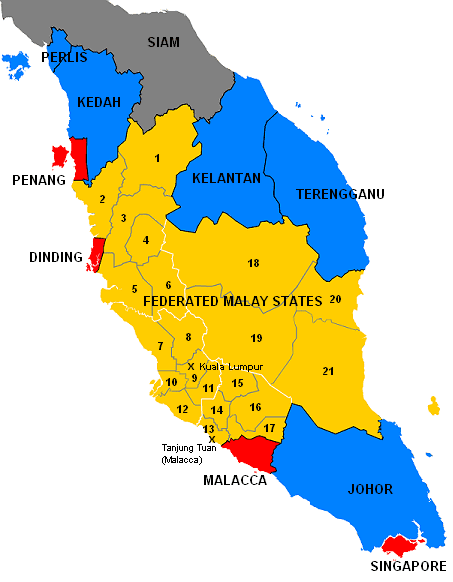 Federated Malay States Age of Revolution Treaty of Federation and the Malay States 1895