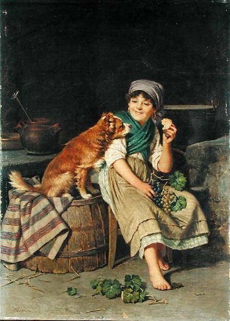 Federico Mazzotta Girl with Dog Federico Mazzotta