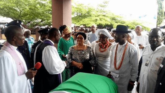 Felix Ibru Photos from the Funeral service of former Delta state governor