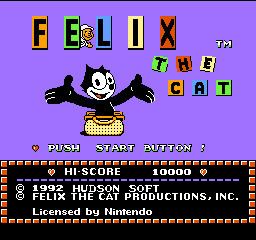 Felix the Cat (video game) Felix the Cat USA ROM lt NES ROMs Emuparadise