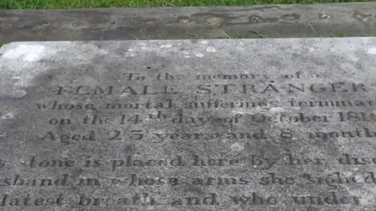 Female Stranger Historic Grave of the Female Stranger Alexandria Virginia YouTube