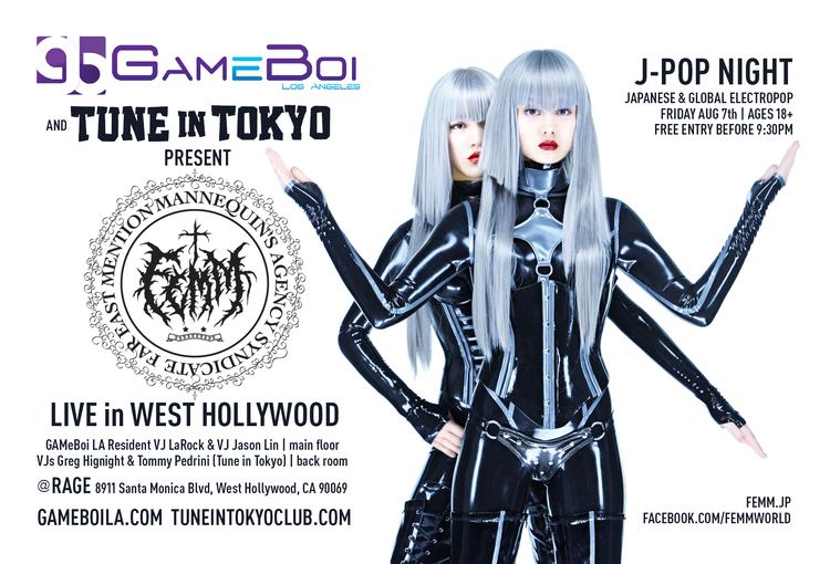 FEMM (duo) Japanese HighConcept Pop Duo FEMM to perform in Los Angeles