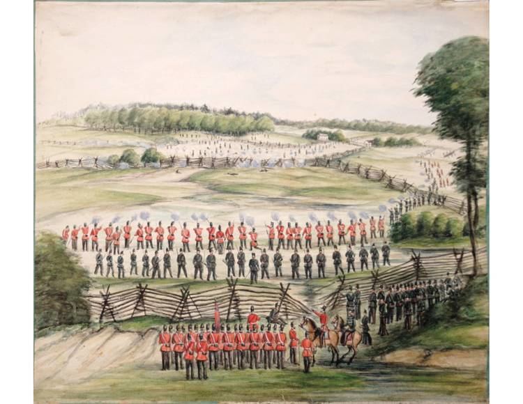 Fenian raids Army News National Canadian Army Article The 150th