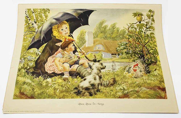 Feodor Stepanovich Rojankovsky Feodor Rojankovsky 1945 Rain Rain Go Away Mother Goose