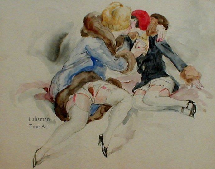 Feodor Stepanovich Rojankovsky Set of Four Watercolours Feodor Rojankovsky ak Rojan