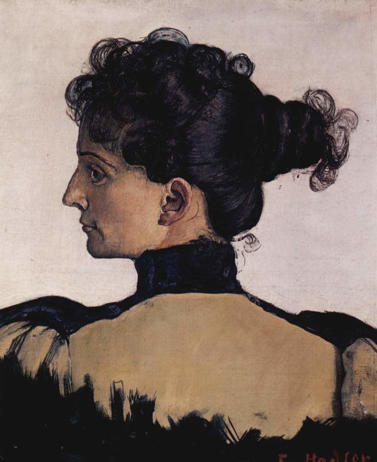 Ferdinand Hodler Portrait of Berthe Jacques wife of the artist Ferdinand