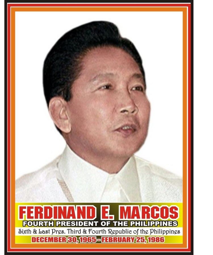 Ferdinand Marcos Ferdinand Marcos former president of the Philippines