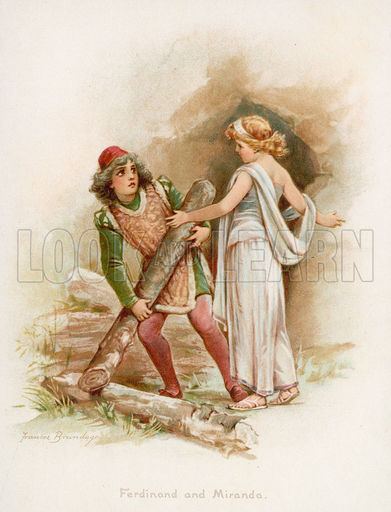 Ferdinand (The Tempest) Ferdinand and Miranda from Shakespeare39s The Tempest Look and