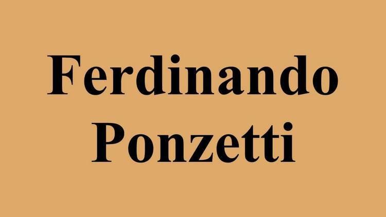 Ferdinando Ponzetti Ferdinando Ponzetti YouTube